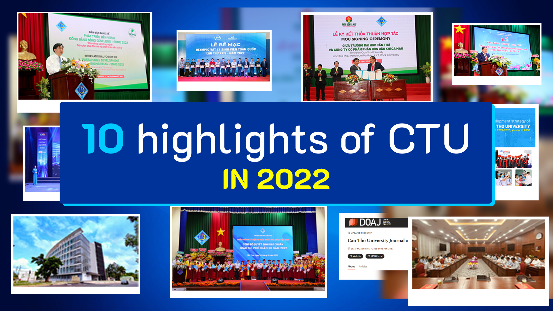  Can Tho University’s 10 highlights in 2022