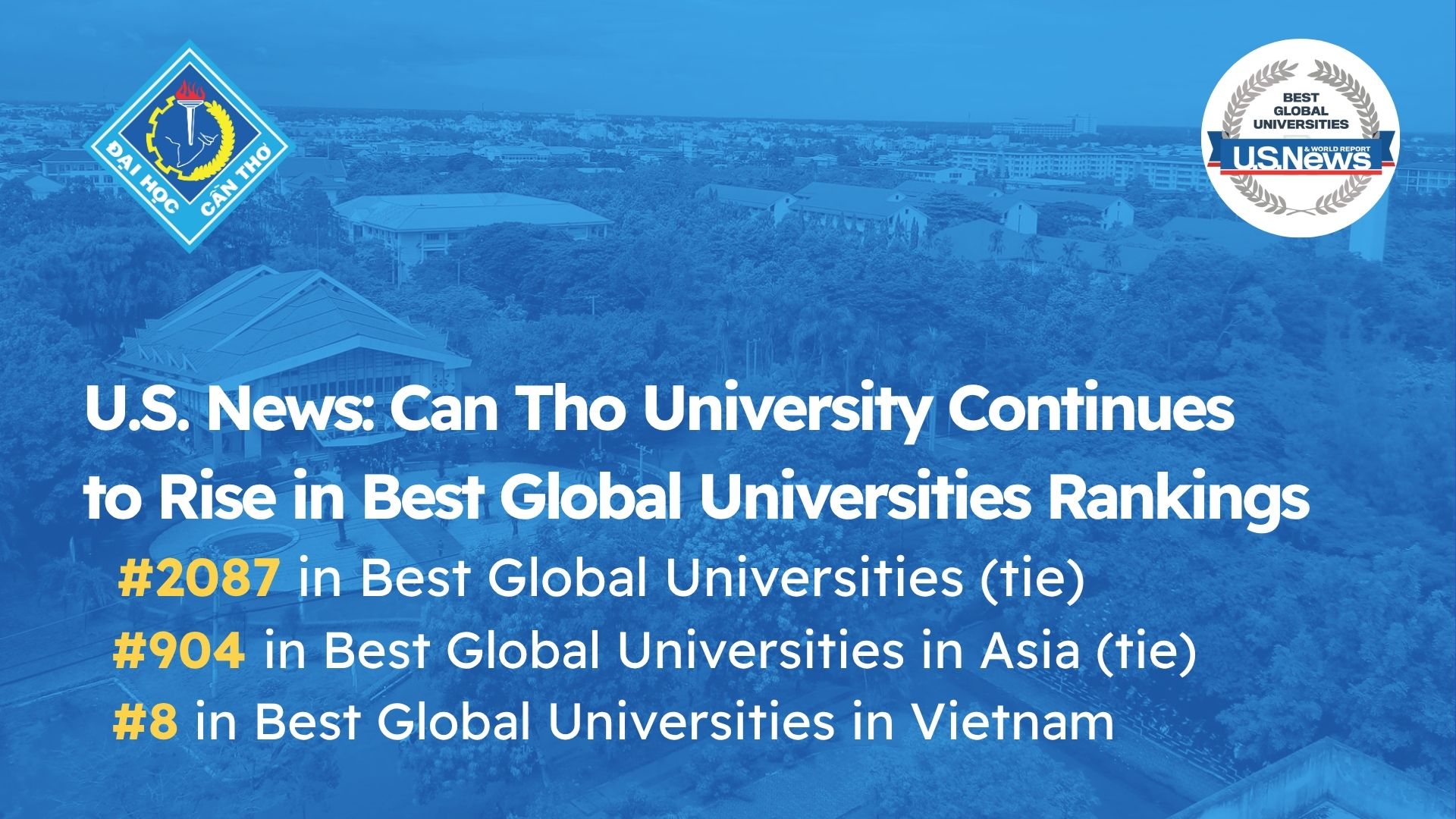 U.S. News: Can Tho University Continues to Rise in Best…