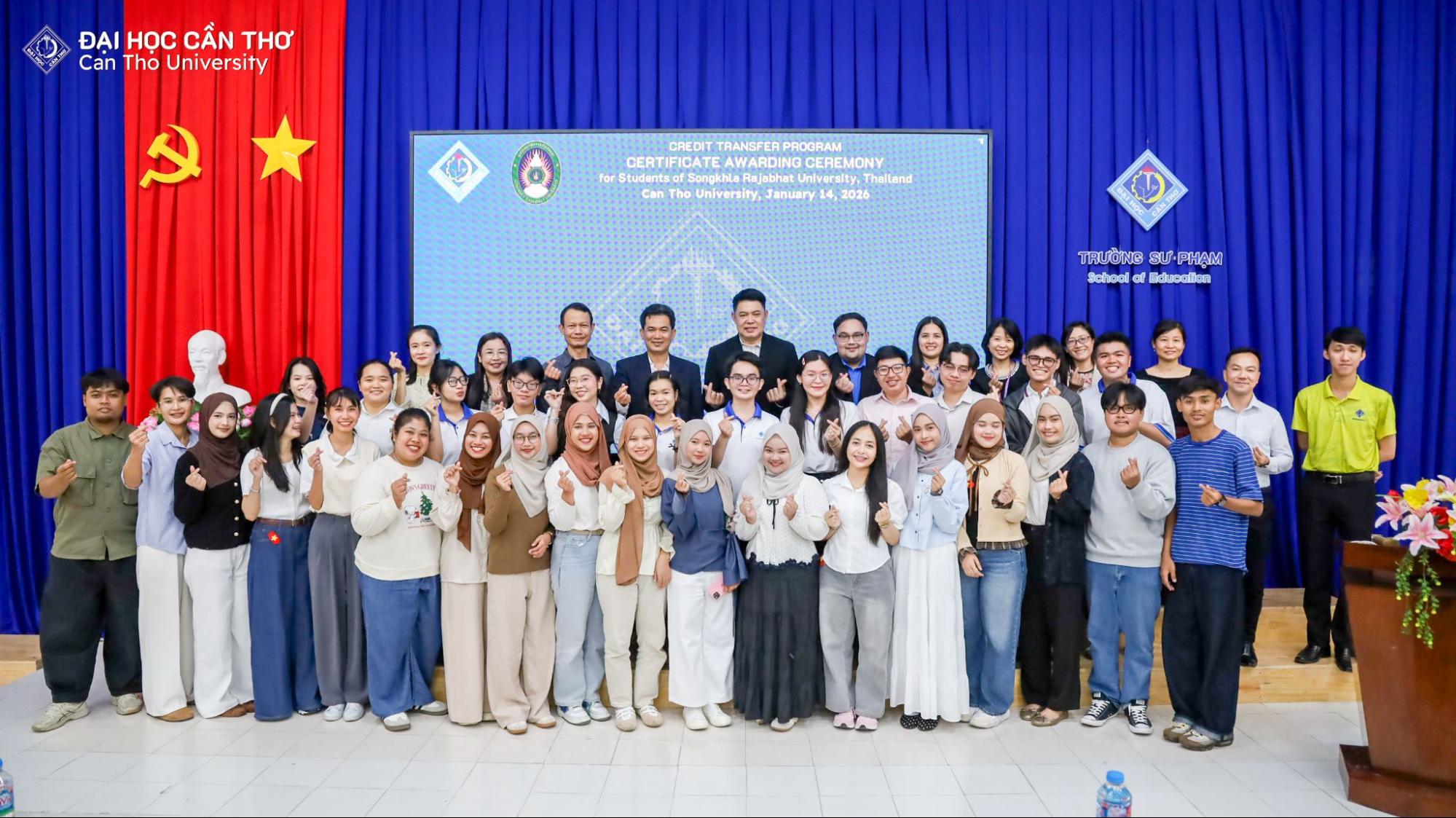 18 students Songkhla Rajabhat University, Thailand Completed the Credit Transfer…