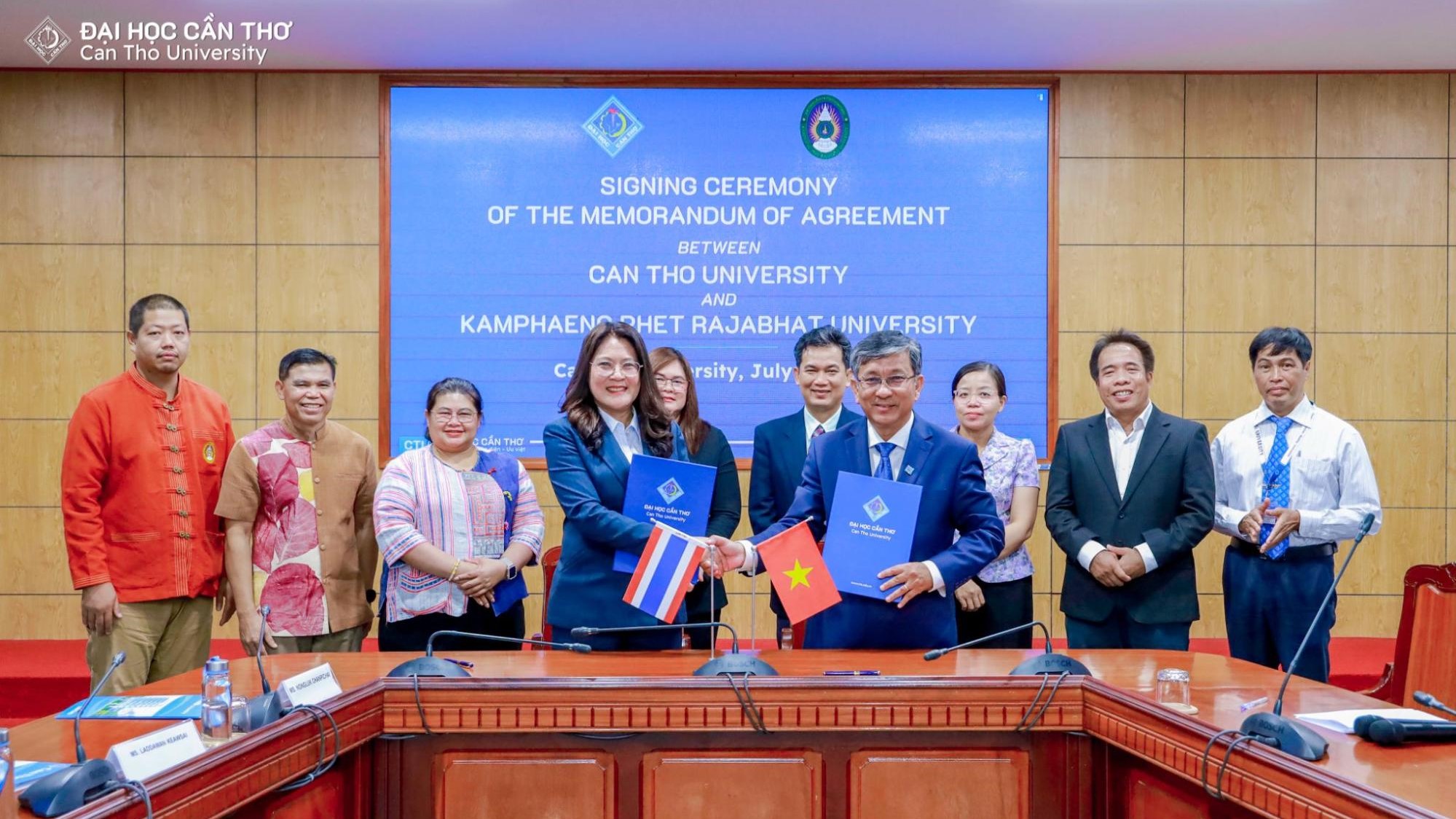 Can Tho University and Kamphaeng Phet Rajabhat University (Thailand): Expanding…