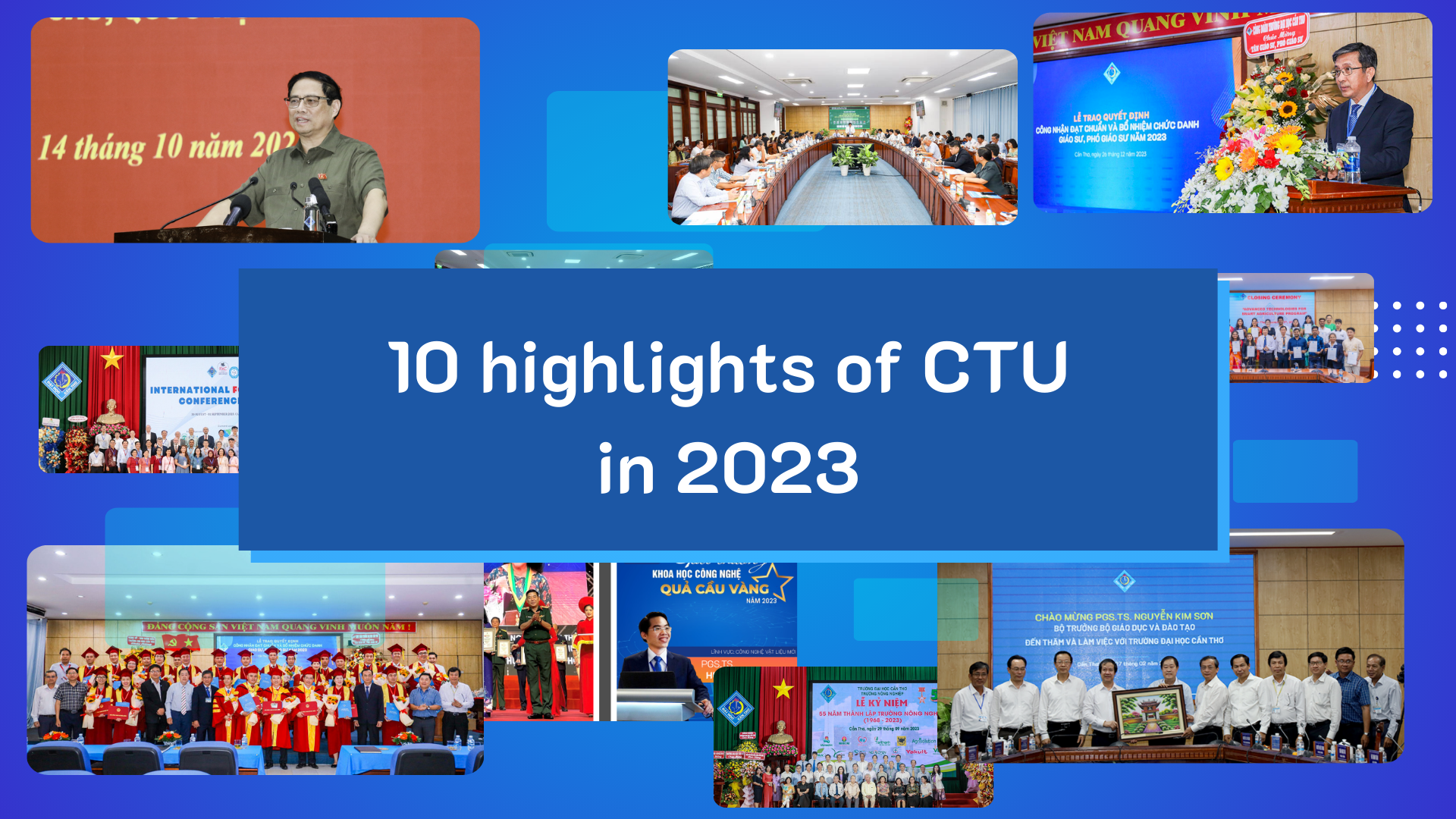 10 highlights of Can Tho University in 2023